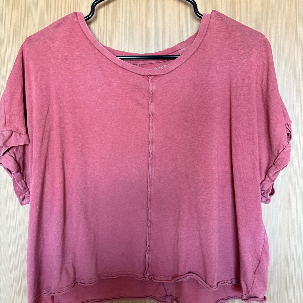 Pink American Eagle Top